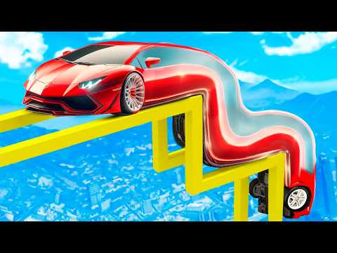 CAN A CHEATING CAR CLIMB TO THE HIGHEST OBSTACLE IN GTA 5? - EXPERIMENT IN GTA 5