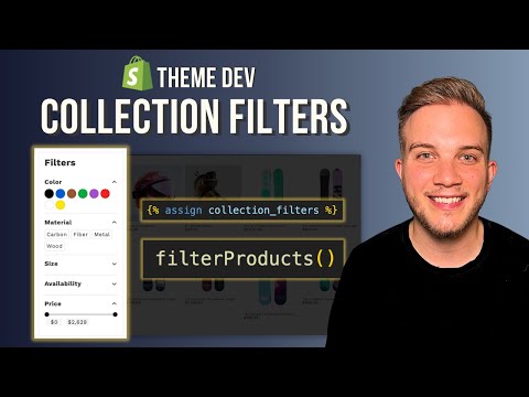 Building A Collection Storefront Filter From Scratch (Beginner Shopify Theme Development Tutorial)