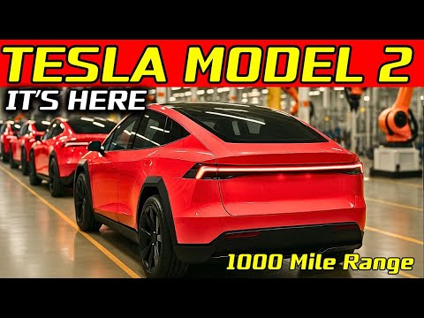 New 2026 Tesla Model 2 ALUMINUM-ION: 1,000-Mile Range, 9-Min Full Charge - Scaled At Giga Texas