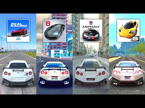 Nissan GTR Nismo Top Speed in Asphalt 9, Real Racing 3, Asphalt 8, Asphalt Nitro - Car Gameplay