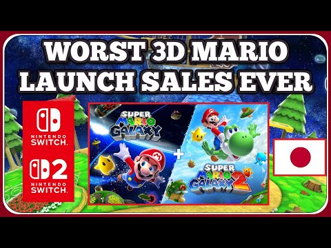 Super Mario Galaxy 1+2 had the WORST Opening Week of ANY Mainline 3D-Mario Game in Japan