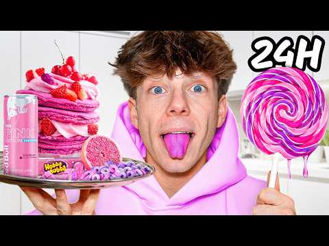 24h nur PINK essen! 🩷🤯