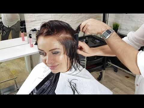 лучшая стрижка Сэссун.  Vidal Sassoon. интерпретация.super beautiful haircut