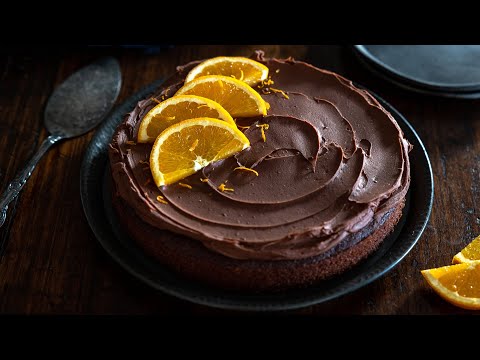 Fluffy Chocolate Orange Cake (Vegan & Gluten-Free)