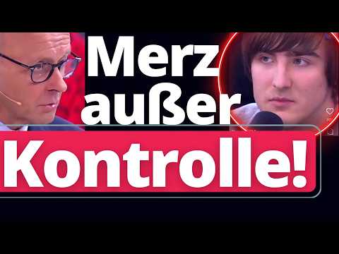 Merz in Panik und empört über Trump: Er steht völlig blank da!