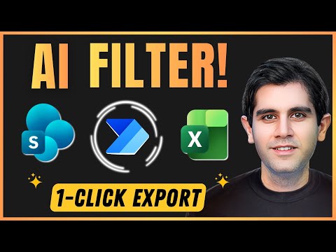 This AI Flow Exports ANY SharePoint List to Excel with ONE Prompt 🚀🔥