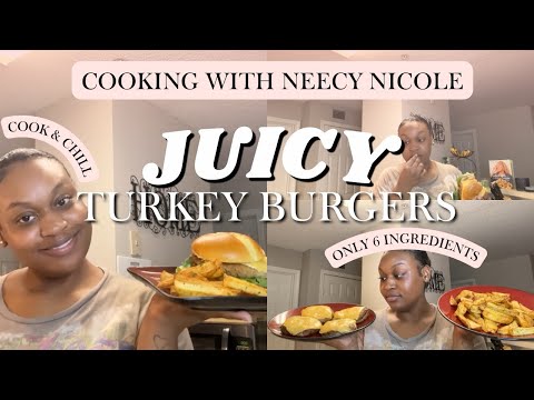 How I Make JUICY Turkey Burgers (Only 6 Ingredients!)