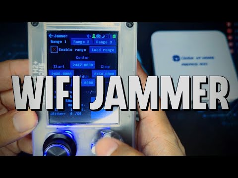 This hack kills security footage // Wifi Jammer