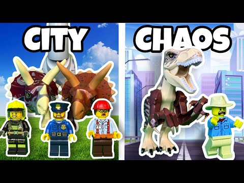 I Built a Lego Dinosaur City (Gone Wrong)