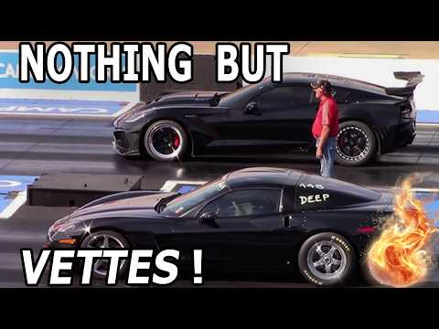 The Day Corvettes Took Over My Local Dragstrip! (A Great Day to Spectate!)