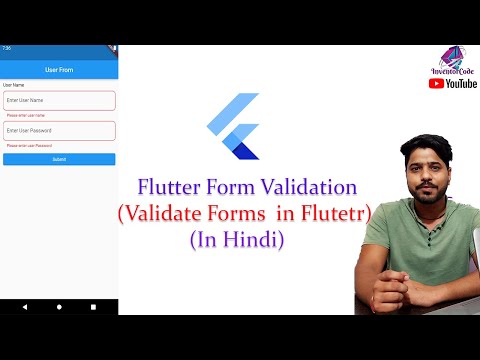 Flutter Forms And Validation | Form Validation in Flutter || IN HINDI ||