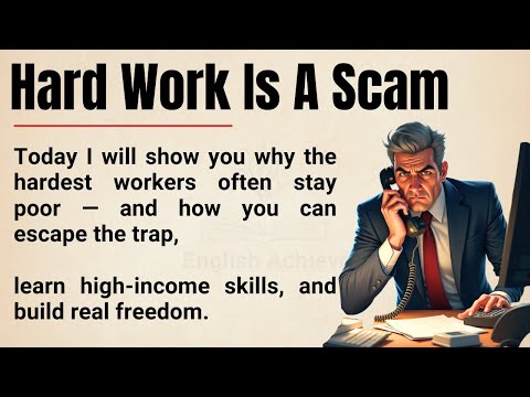 Why the Hardest Workers Stay Poor 😓 || Learn High-Income Skills & Escape the Trap || Graded Reader ✅
