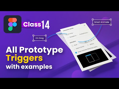 All Prototype Triggers with Solid examples | Figma tutorial in hindi #figma #uxdesign #webdesign