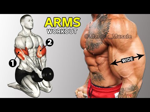 BEST Arm Workout with Dumbbells ( Biceps and Triceps )