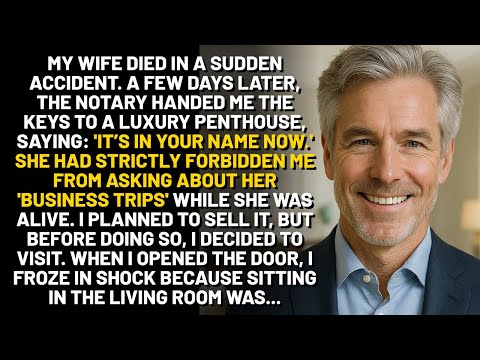 My Wife Died In A Car Accident. I Found The Keys To Her Secret Penthouse. When I Opened The Door…