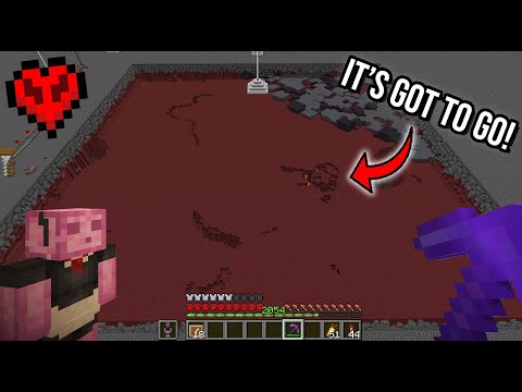🔴| Hand Mining A Nether Perimeter - Day 6147