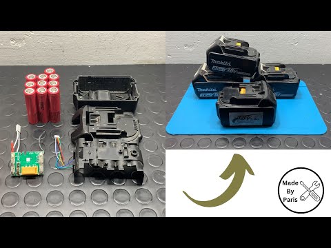 How to make a Makita 18V 5ah battery with my homemade spot welder (BL1850)