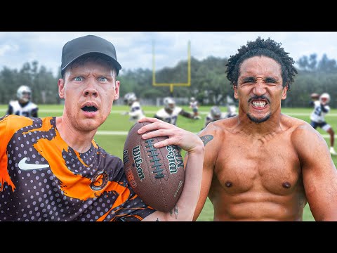 Ich mache ein NFL WORKOUT mit einem NFL Profi