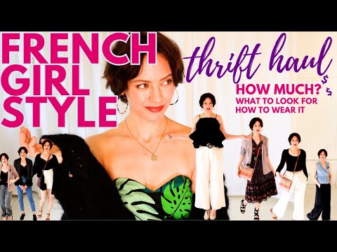 The secrets to thrifting a French Girl Style wardrobe and looking chic!