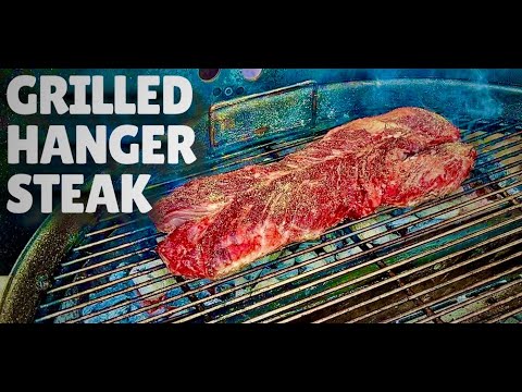 Grilled Hanger Steak Perfection on the Weber Kettle | Easy BBQ Recipe