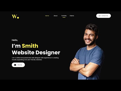 How To Make Portfolio Website Using React JS | Create React Portfolio Website