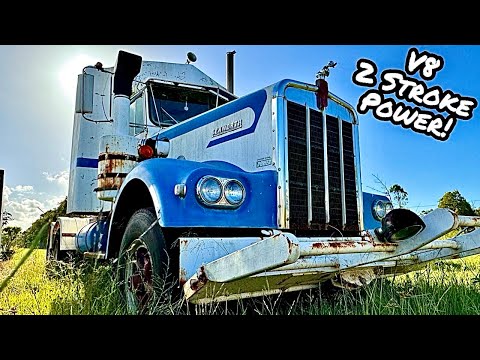 Will it START? V8 Supercharged 2 Stroke Detroit Diesel Kenworth Truck SITTING for YEARS!