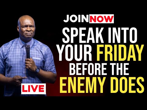 [Friday 19th December,2025] SPEAK INTO YOUR FRIDAY BEFORE THE ENEMY DOES - Apostle Joshua Selman