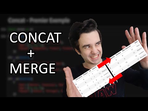 How to Combine DataFrames on Pandas | Merge & Concat