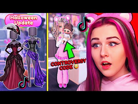REACTING To INSANE Tiktoks With DTI SECRETS, Hacks, Outfits & MORE! | ROBLOX Dress to Impress