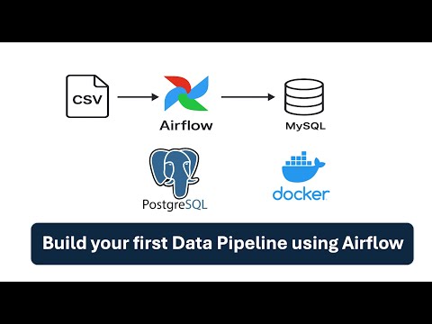 Build Your First Data Pipeline project using Apache Airflow | End-to-End Project