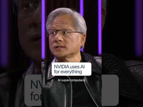 CEO Jensen Huang on how @NVIDIA uses AI.