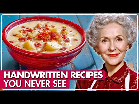 60 Recipes You Could Only Find In Grandma's Handwritten Cookbook