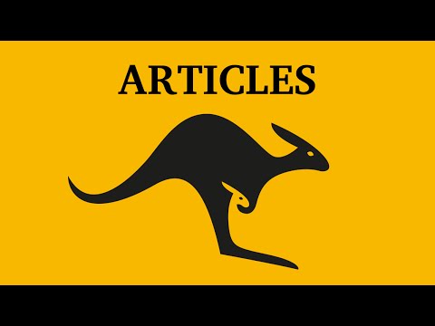 Articles (a, an, the) | Learn English | Canguro English