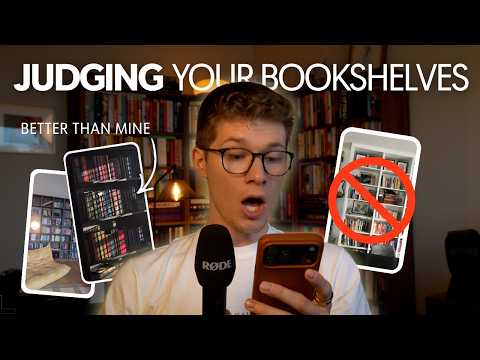 judging my followers' BOOKSHELVES 🧍🏼‍♂️