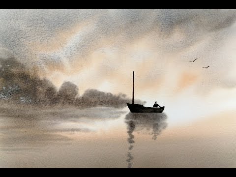 Quick Fire Watercolour Doodle - Atmosphere & Reflections
