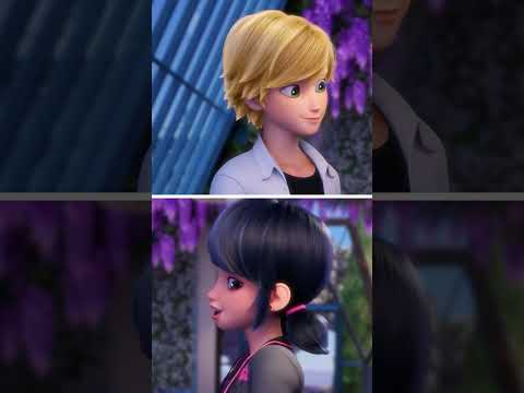 Der 100. Kuss 😘 #miraculous #miraculousshorts #adrienette #mlbs6 #ladybug #catnoir