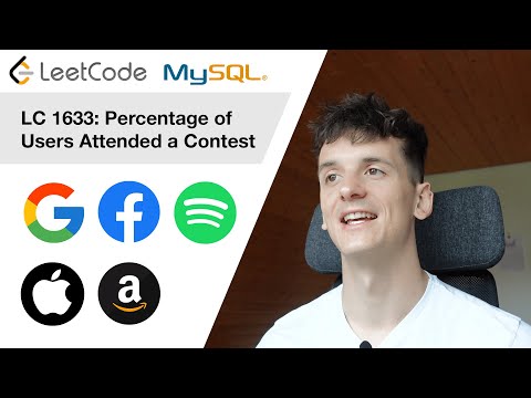 LeetCode 1633: Percentage of Users Attended a Contest [SQL]
