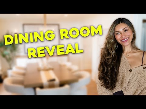 My Dining Room Reveal!!! Fully Furnished I Before and After