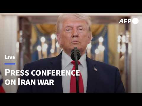 🔴 LIVE: US President Donald Trump holds presser on Iran war | AFP