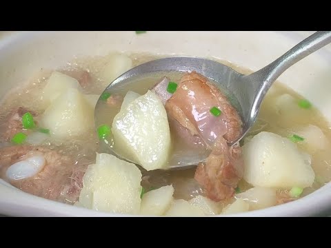When stewing radish and ribs soup, remember not to blanch the water. I will teach you a trick