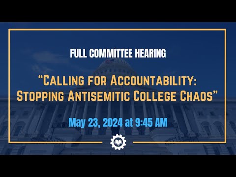 Calling for Accountability: Stopping Antisemitic College Chaos