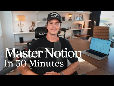 the easiest beginner notion tutorial for content creators (w/ free templates)