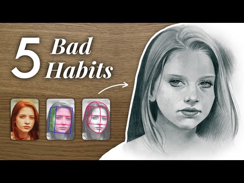 5 COMMON LOOMIS METHOD MISTAKES to avoid for better Portrait Drawings