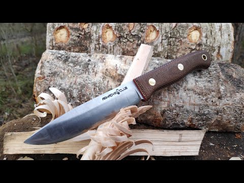 Нож БУШКРАФТ ARHADYR CLUB Южный Крест. Уличный тест