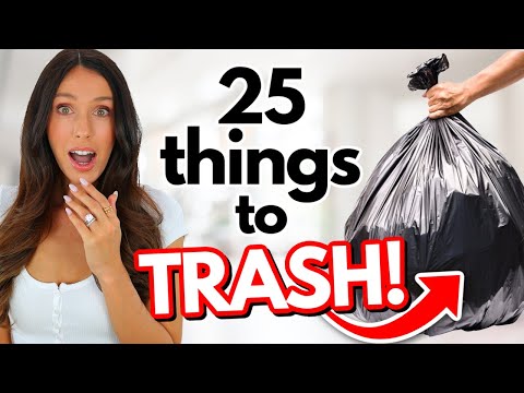 25 New Things to TRASH in 2025! *start fresh*