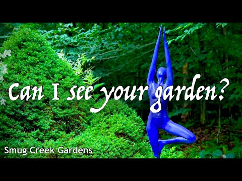 I found her otherworldly garden on top of a creek