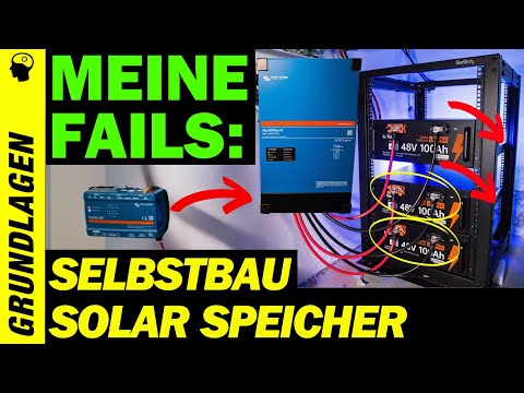 Solarspeicher Selbstbau - Fallstricke und Erfahrungen