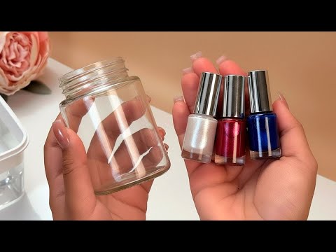 You'll be Surprised what I did with Тail polish and a Glass Jar!😍 Genius DIY Home Decor Idea!