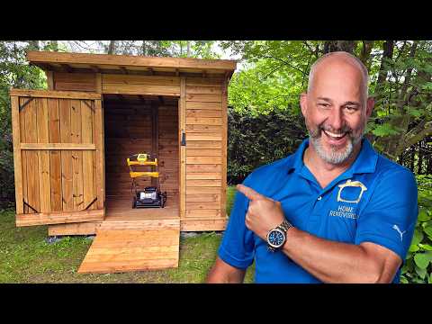 DIY Garden Shed in 2 Days (Budget Friendly & Simple Tools)