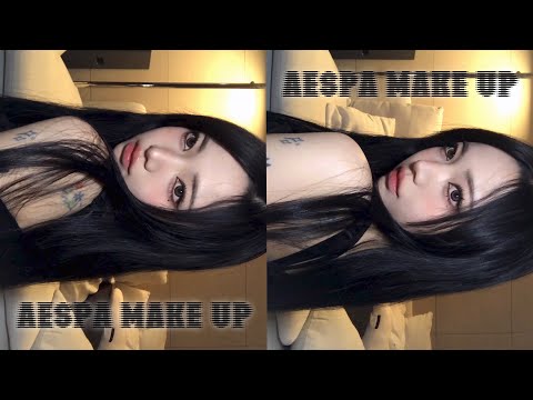 Not Ningning, just a Mingming woman | aespa ningning makeup | Japanese character screen